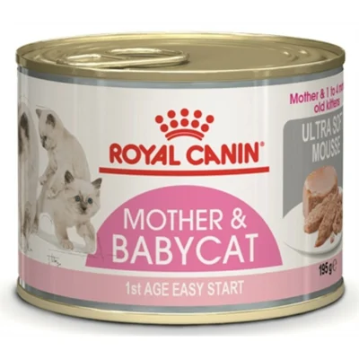 12x Royal Canin Mother&Baby Mousse Kattenvoer Nat 195 gr
