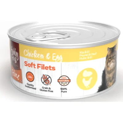 HobbyFirst Feline Blik Zachte Filets Kip&Ei 70 gr