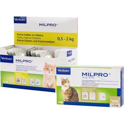 Milpro Grote Kat - 4 tabletten