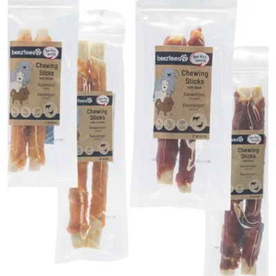 Beeztees Culinaire Kauwstick - 2 x 15 cm - Kip - 3 stuks