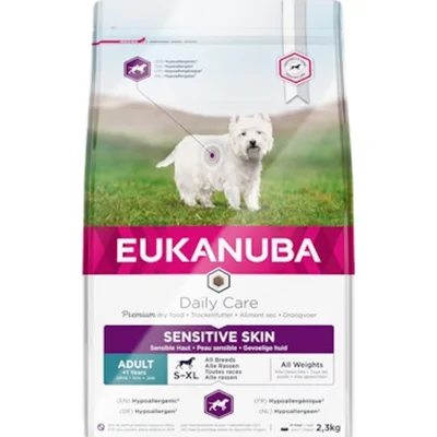 Eukanuba Sensitive Skin - Daily Care - Hond - 2 x 12 kg