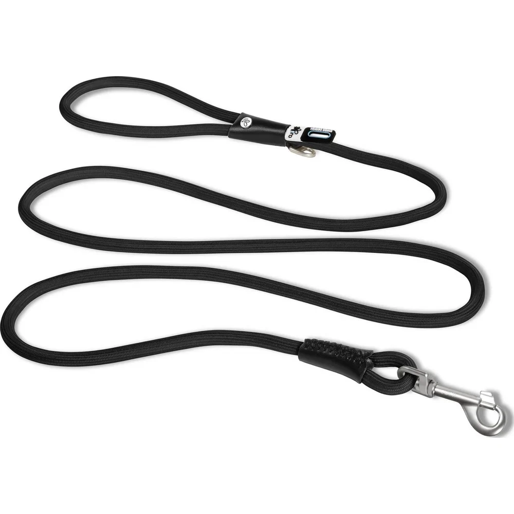 Curli Stretch Comfort Leash - Black - L