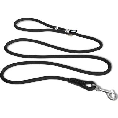 Curli Stretch Comfort Leash - Black - L