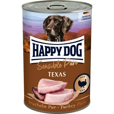 Happy Dog Sensible Pure Texas - Kalkoen - 12 x 200 g