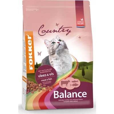 Fokker Country Balance Meat & Fish Cat 10 kg