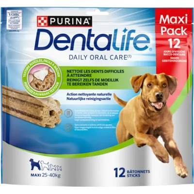 Purina Dentalife Daily Oral Care Large kauwsnacks hond 12 stuks