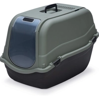 Romeo Maxi Eco kattenbak groen/zwart 65x44x46cm
