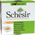 Schesir kip en lam in saus hond 85gr