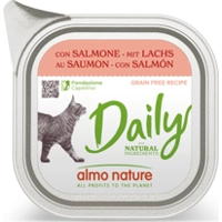 Almo Nature Daily met zalm natvoer kat (100 g) 32 x 100 g