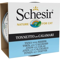 Schesir tonijn met heek (jelly) natvoer kat (blikjes) 1 tray (12 x 70 g)