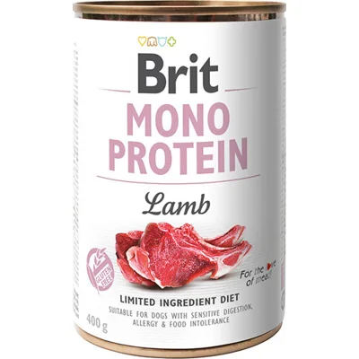 Brit Mono Protein lam natvoer hond 12 x 400 g