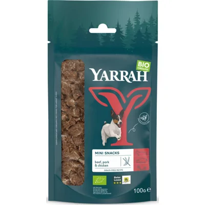 10x Yarrah Bio Hondensnack Mini Bites 100 gr