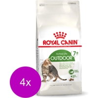 4x Royal Canin Outdoor 7+ Kattenvoer 4 kg