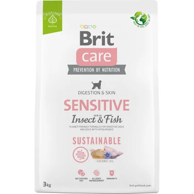 Brit Care - Dog - Sustainable Sensitive - Insect & Vis - 3 kg