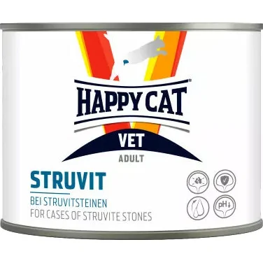 Happy Cat VET Struvit - Natvoer - 6 x 200 g