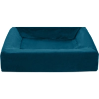Bia bed royal fluweel hoes voor hondenmand petrol bia-60 70x60x15 cm