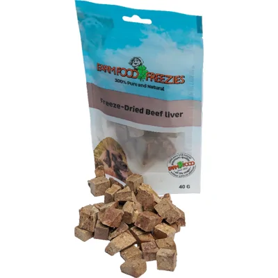 Farm Food Freezies hondensnacks Runderlever 40gr