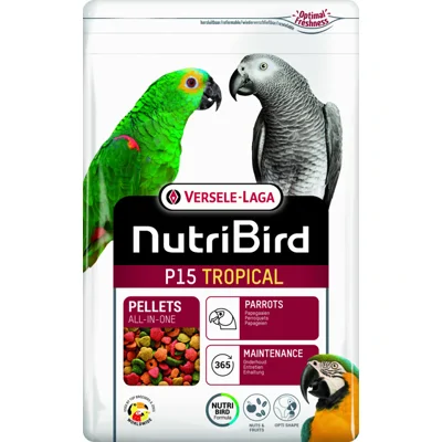 Nutribird P15 Tropical Papegaaien vogelvoer 3 kg