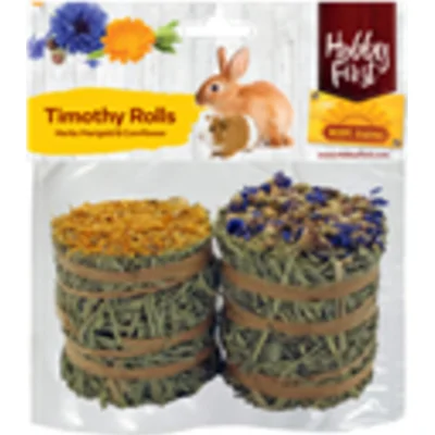 4x HobbyFirst Hope Farms Timothy Rolls Gouds-&Korenbloem 200 gr