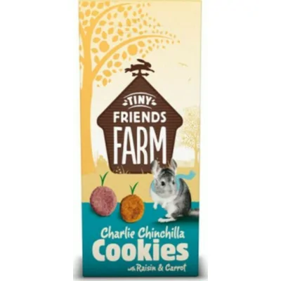 8x Tiny Friends Farm Charlie Chinchilla Cookies 120 gr