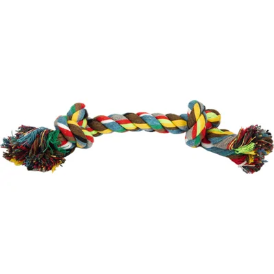 Beeztees Flossytoy Gekleurd - 2 knopen - 125 gram