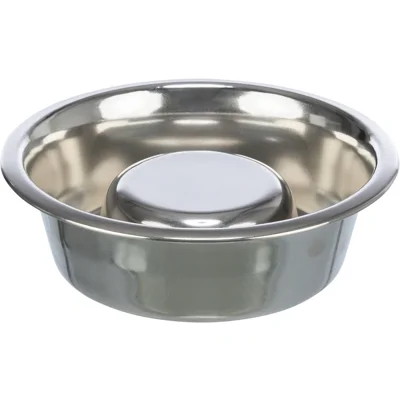 Trixie Slow Feeding voerbak - RVS - 1,5 l/ø 24 cm