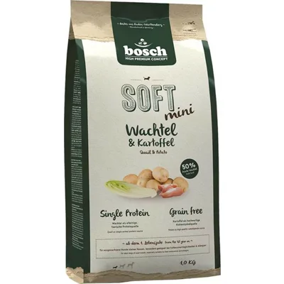 Bosch Soft Mini Hondenvoer - Kwartel en Aardappel - 1 kg