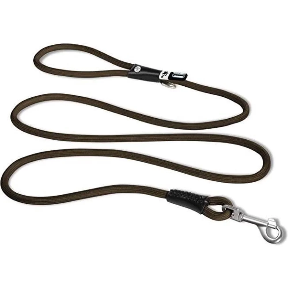 Curli Stretch Comfort Leash - Brown - L
