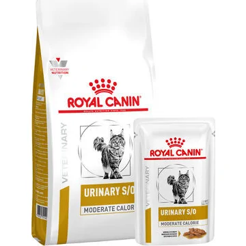 Royal Canin Urinary S/O Moderate Calorie kat Combi - 9 kg + 12 x 85 g
