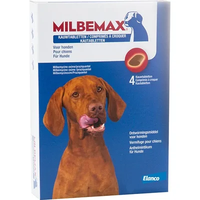 Milbemax Grote Hond 4 Kauwtabletten