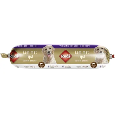 Rodi Worst Lam & Rijst 400 gr