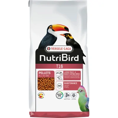 Nutribird T16 voor grote vruchten- en insectenetende vogels 10 kg
