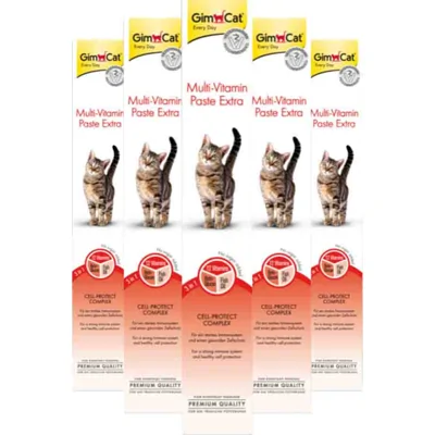 10x GimCat Multi-vitaminepasta 50 gr
