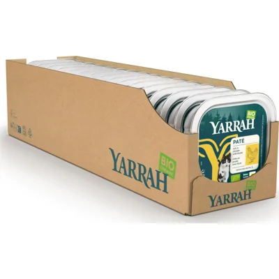 16x Yarrah Bio Alu Paté Grainfree Kattenvoer Nat Kip 100 gr