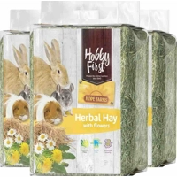 3x HobbyFirst Hope Farms Herbal Hay Bloemen 1 kg