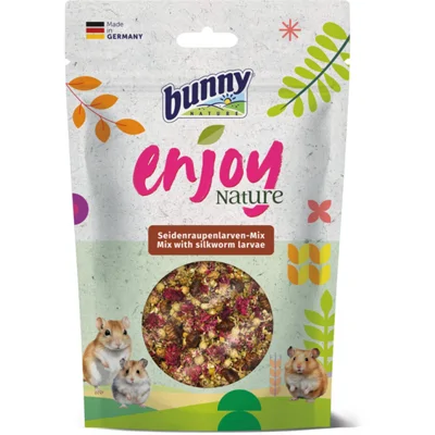 7x Bunny Nature Enjoy Nature Mix Silkworm Larvae 40 gr