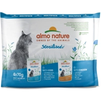 Almo Nature Holistic Cat Pouch Sterilised Rund&Kip 6 x 70 gr