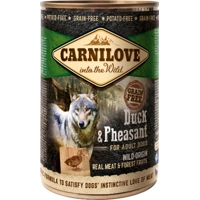 Carnilove eend & fazant natvoer hond (blik) 12 x 400 g