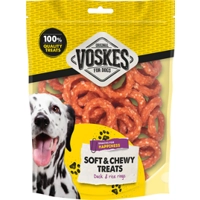 15x Voskes Hondensnack Ringen Eend&Rijst 400 gr