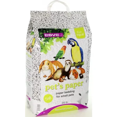Esve Pet's Paper Bedding - 25 L