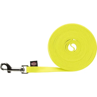 Trixie Easy Life Sleeplijn - M/L - Neon Geel - 10 meter