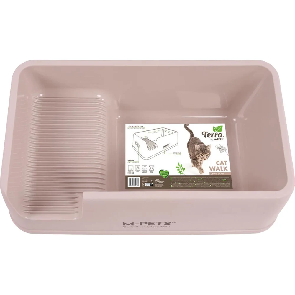 M-Pets Terra Cat Walk Kattenbak - Desert Sand