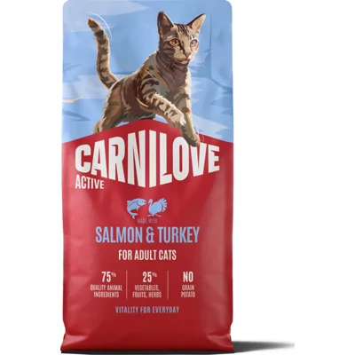 Carnilove zalm en kalkoen kattenvoer 6 kg