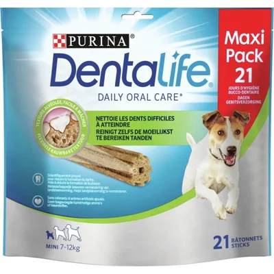 Purina DentaLife Daily Oral Care Small kauwsnacks hond 21 stuks