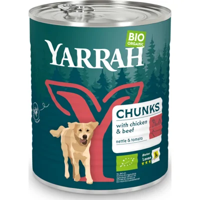 Yarrah Dog Brokjes Saus Rund 820gr