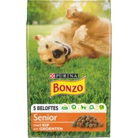 3x Bonzo Senior Kip - Groenten 3 kg