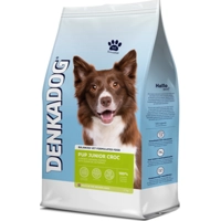 4x Denkadog Hondenvoer Pup/Junior Croc 2,5 kg