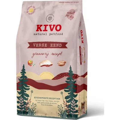 Kivo Verse Eend Graanvrij 14 kg