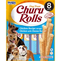 Inaba Churu Hondensnacks Rolls Chicken&Cheese Wraps 8 x 20 gr