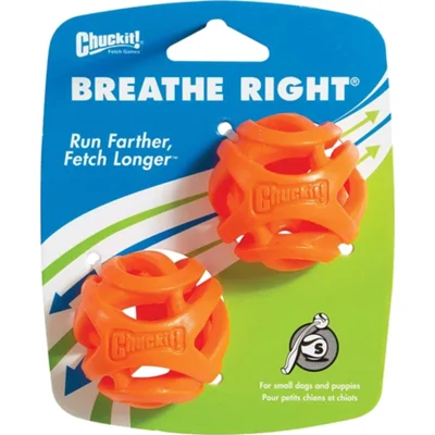 Chuckit Breathe Right Fetch Ball Medium 2-pack 6 cm